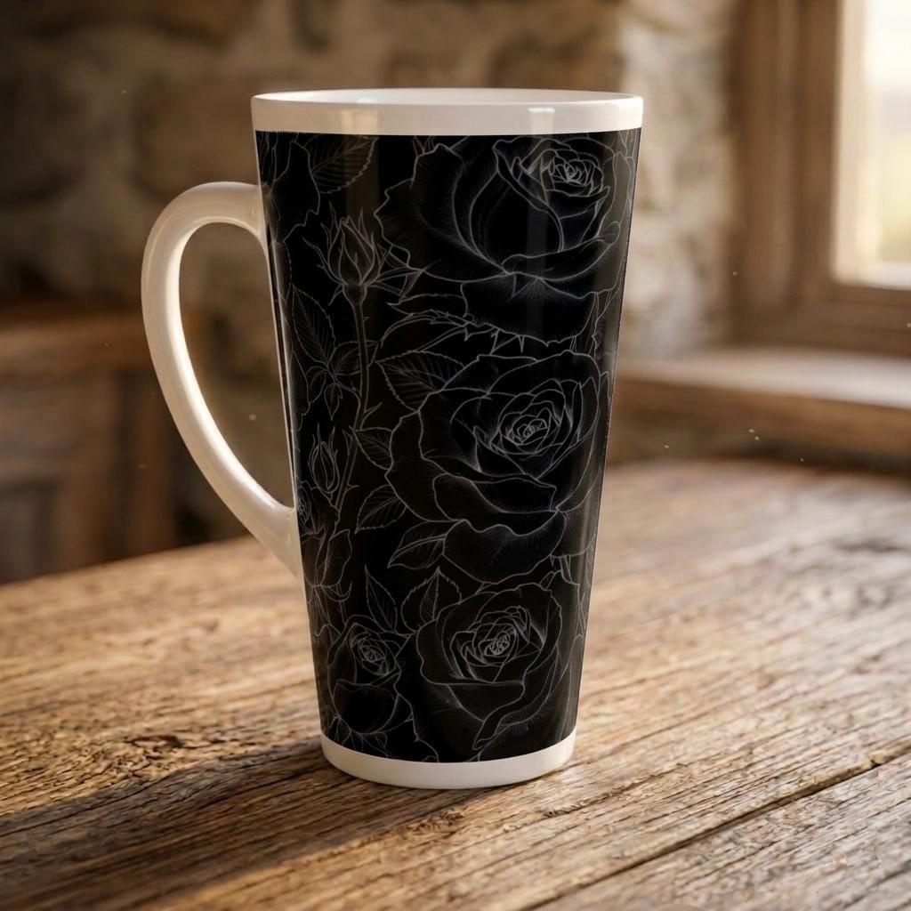 Latte 17oz Ceramic Mug - Coffee or Tea Cup, Extra Tall
