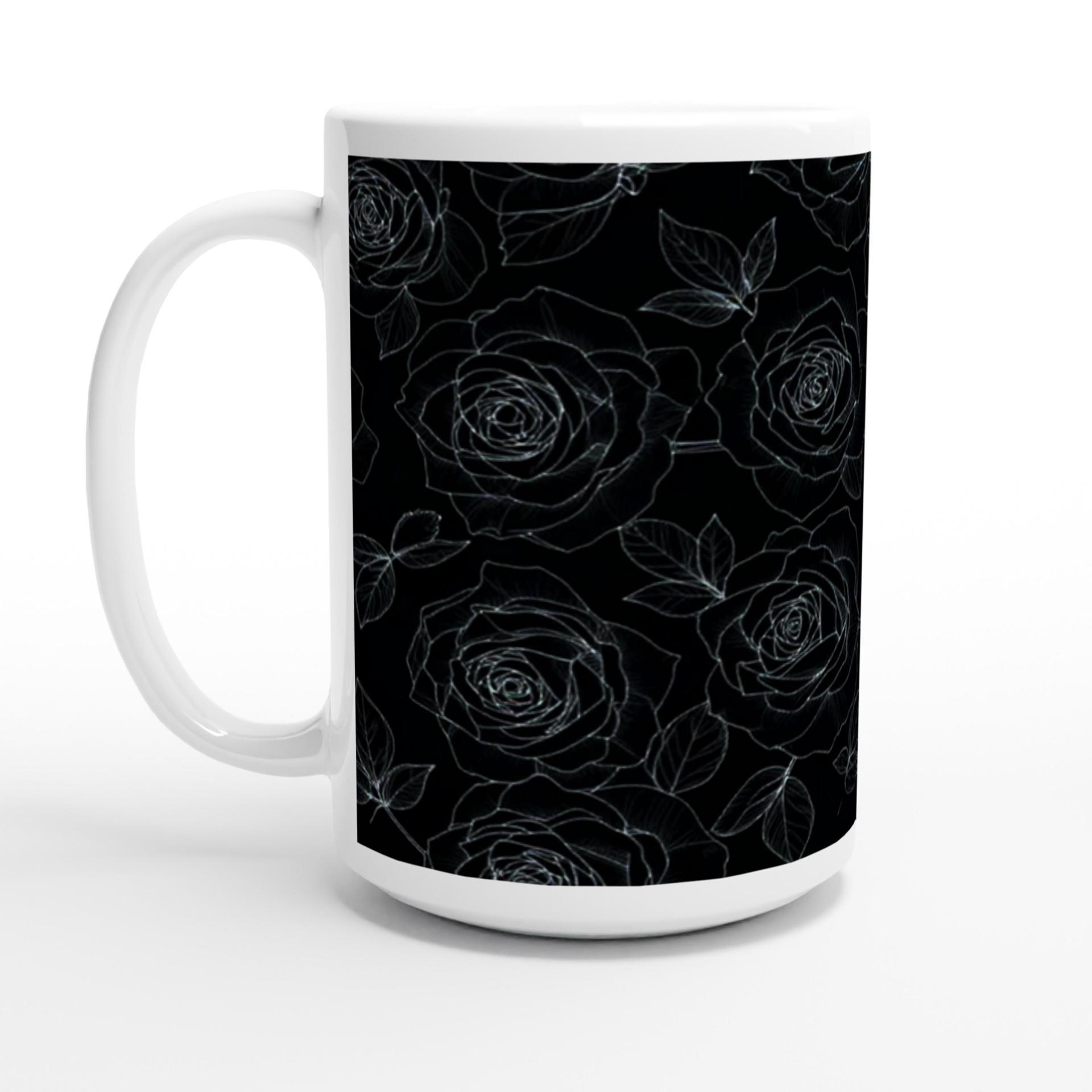 Floral Cups -  Large and Small Ceramic Mugs