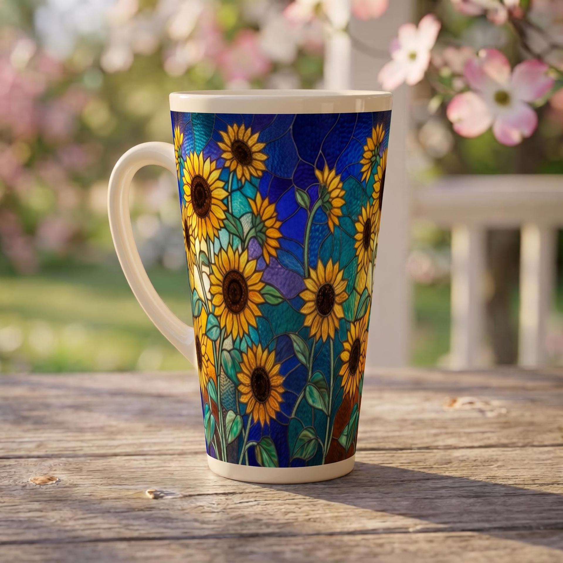 Latte 17oz Ceramic Mug - Coffee or Tea Cup, Extra Tall
