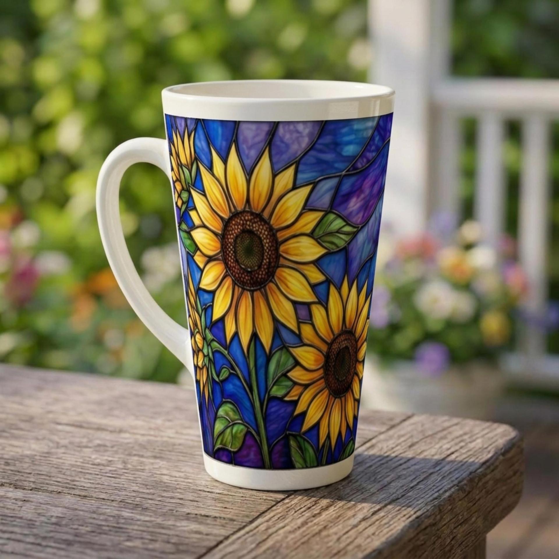 Latte 17oz Ceramic Mug - Coffee or Tea Cup, Extra Tall