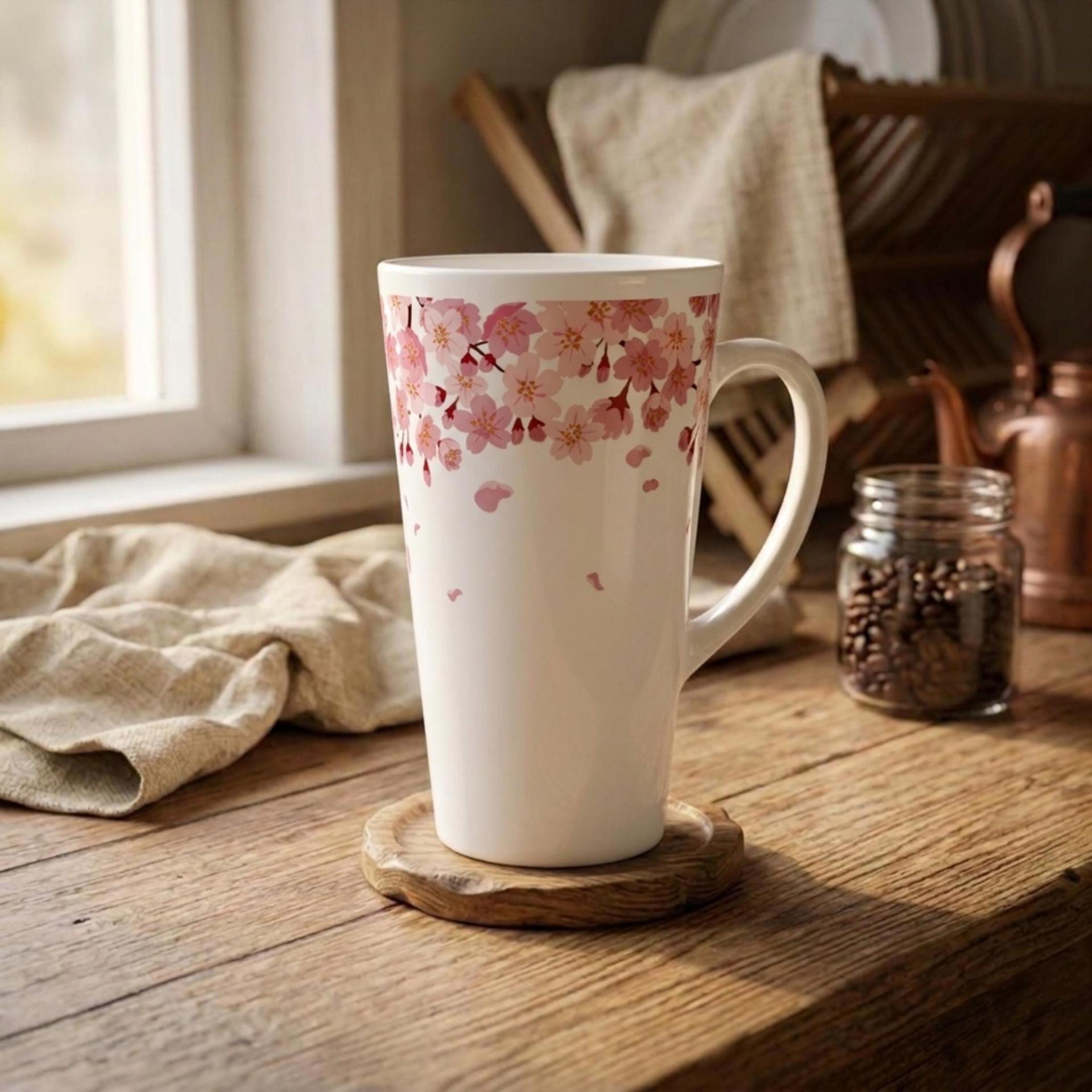 Latte 17oz Ceramic Mug - Coffee or Tea Cup, Extra Tall