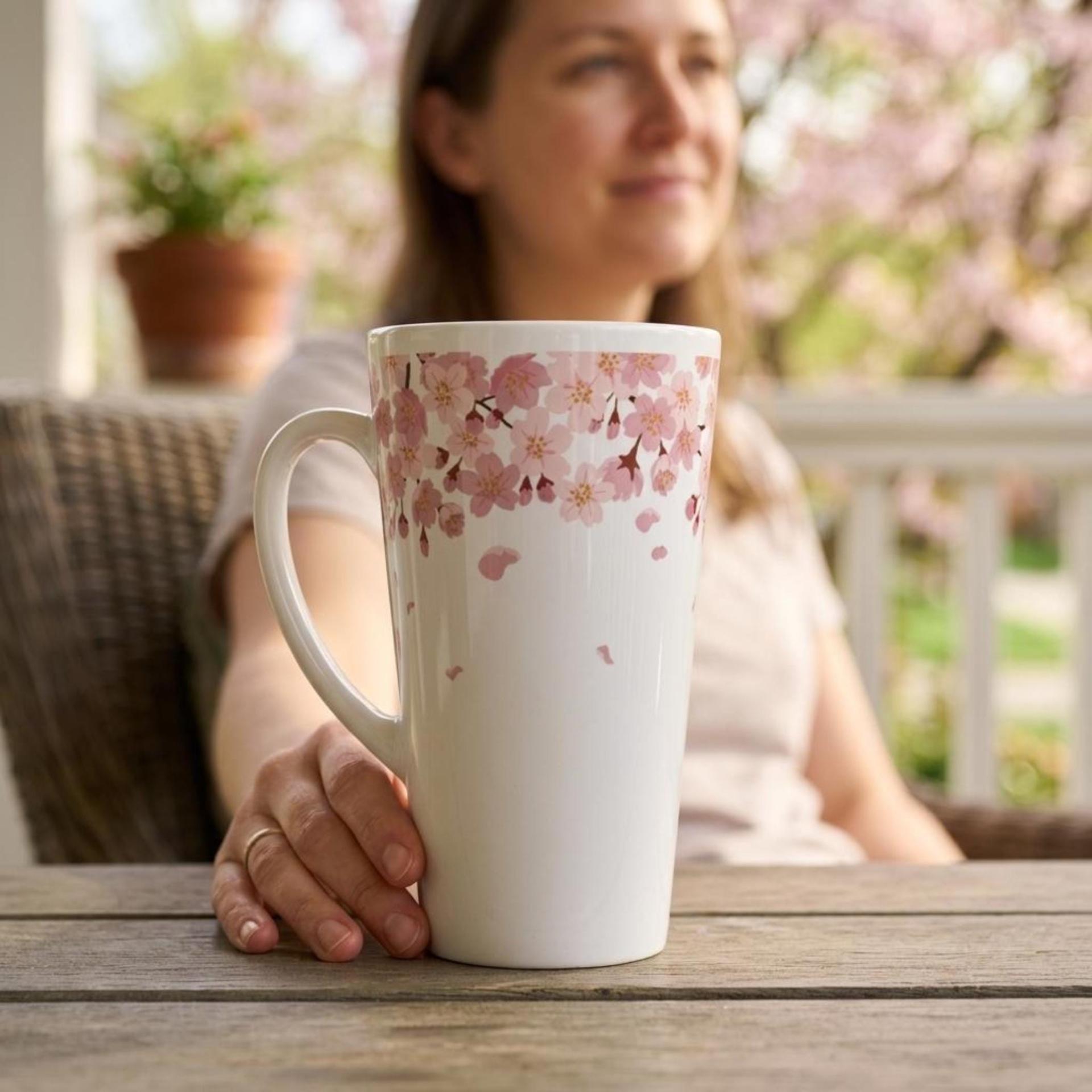 Latte 17oz Ceramic Mug - Coffee or Tea Cup, Extra Tall