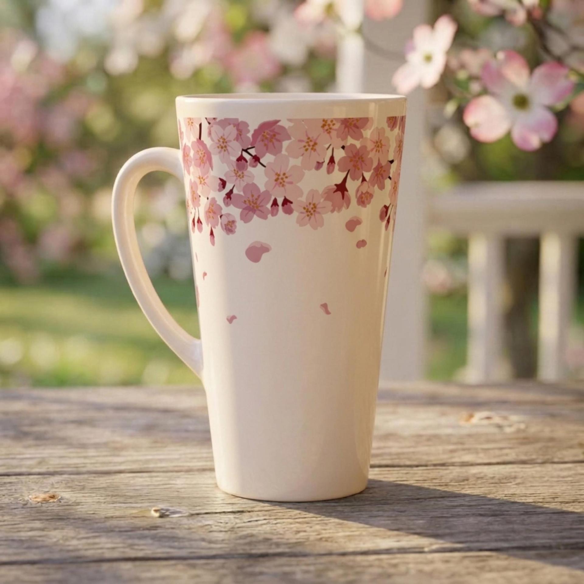 Latte 17oz Ceramic Mug - Coffee or Tea Cup, Extra Tall