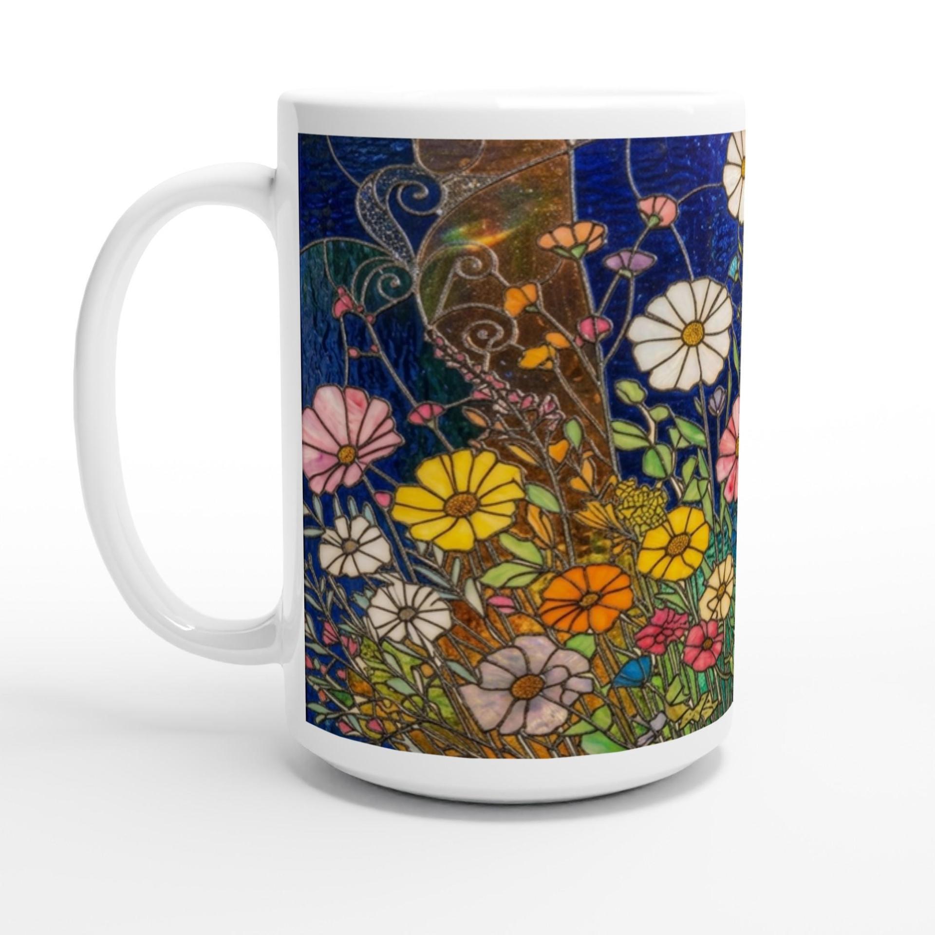 Floral Cups -  Large and Small Ceramic Mugs