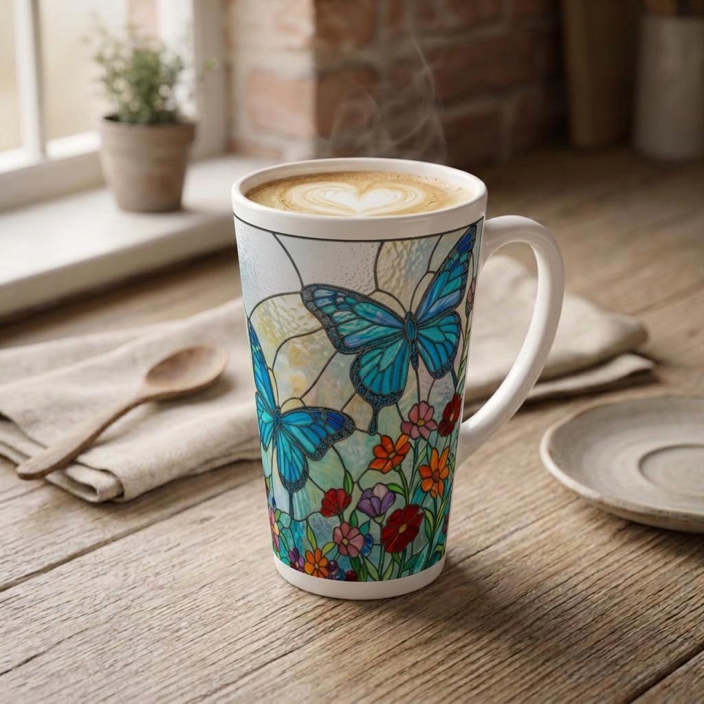 Latte 17oz Ceramic Mug - Coffee or Tea Cup, Extra Tall