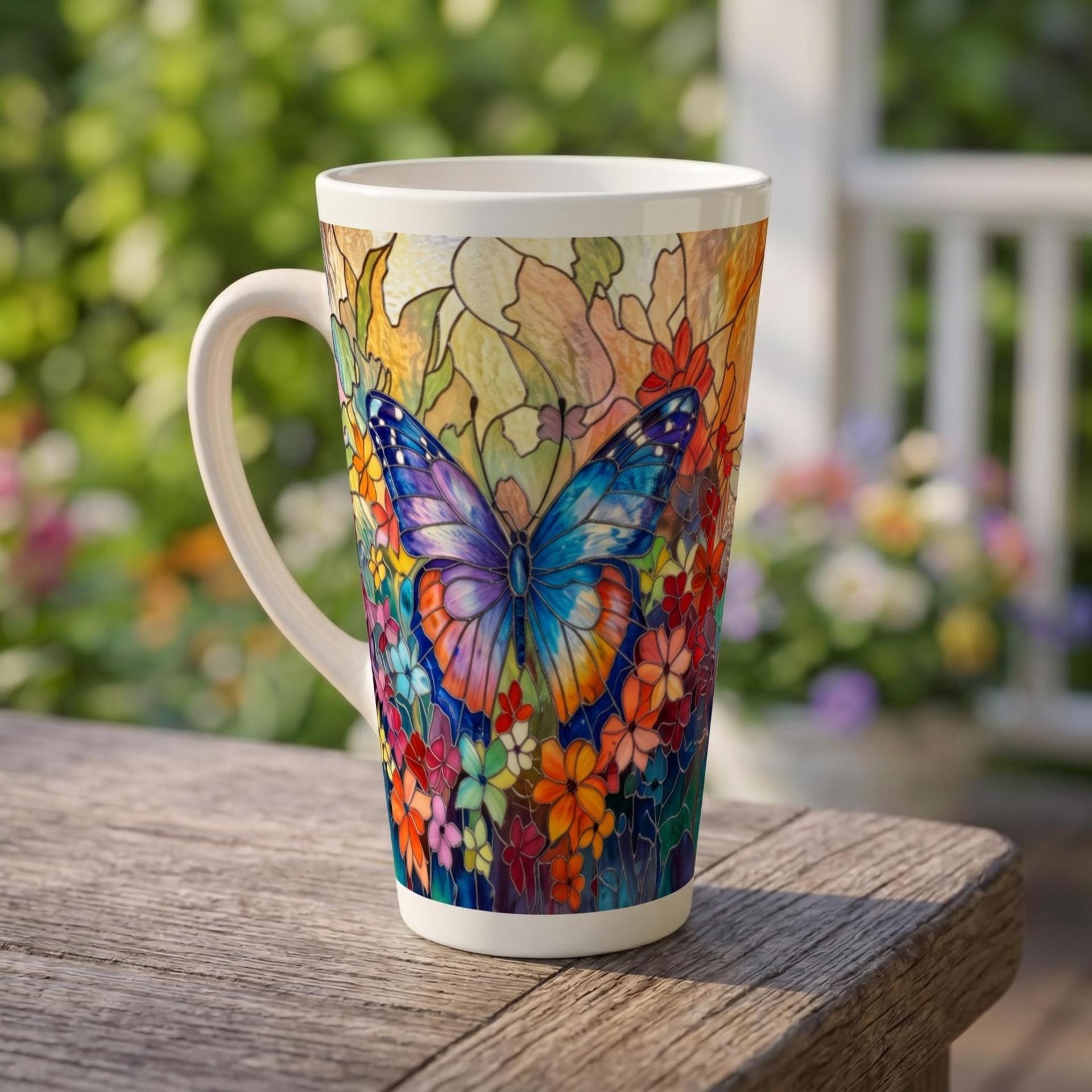 Latte 17oz Ceramic Mug - Coffee or Tea Cup, Extra Tall