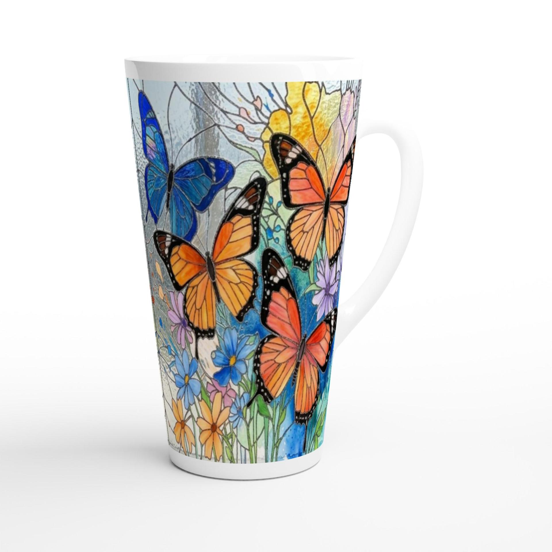 Latte 17oz Ceramic Mug - Coffee or Tea Cup, Extra Tall
