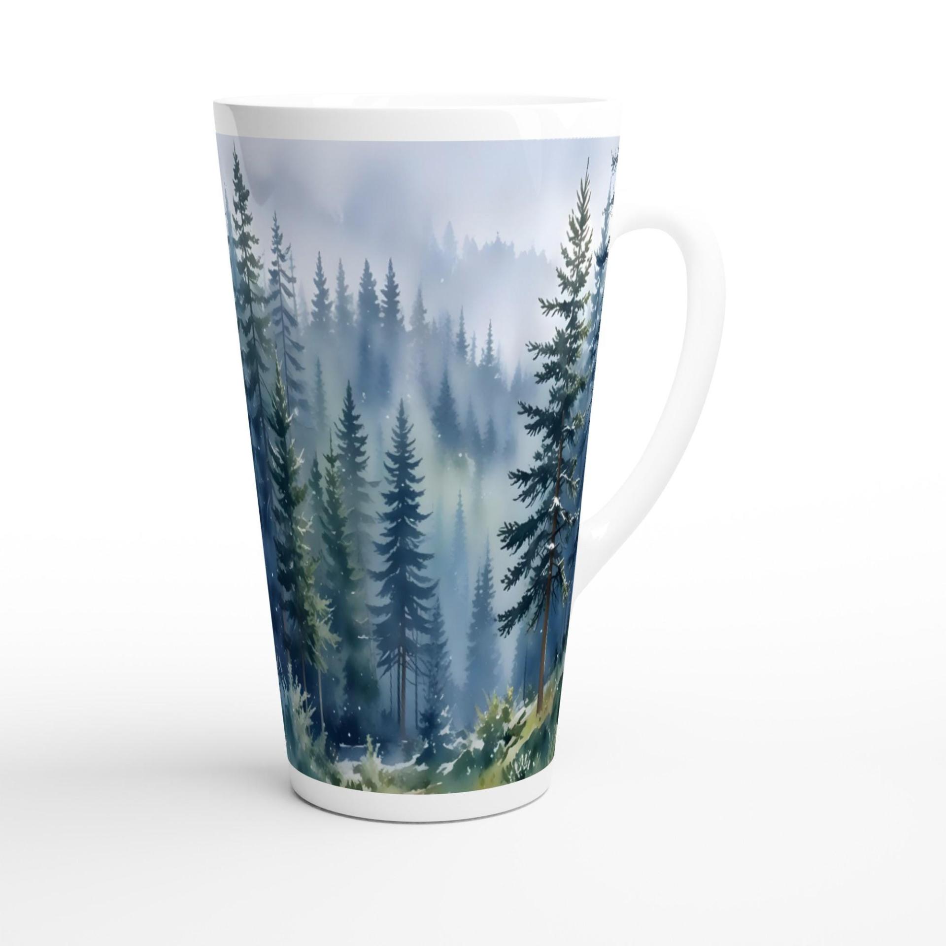 Latte 17oz Ceramic Mug - Coffee or Tea Cup, Extra Tall