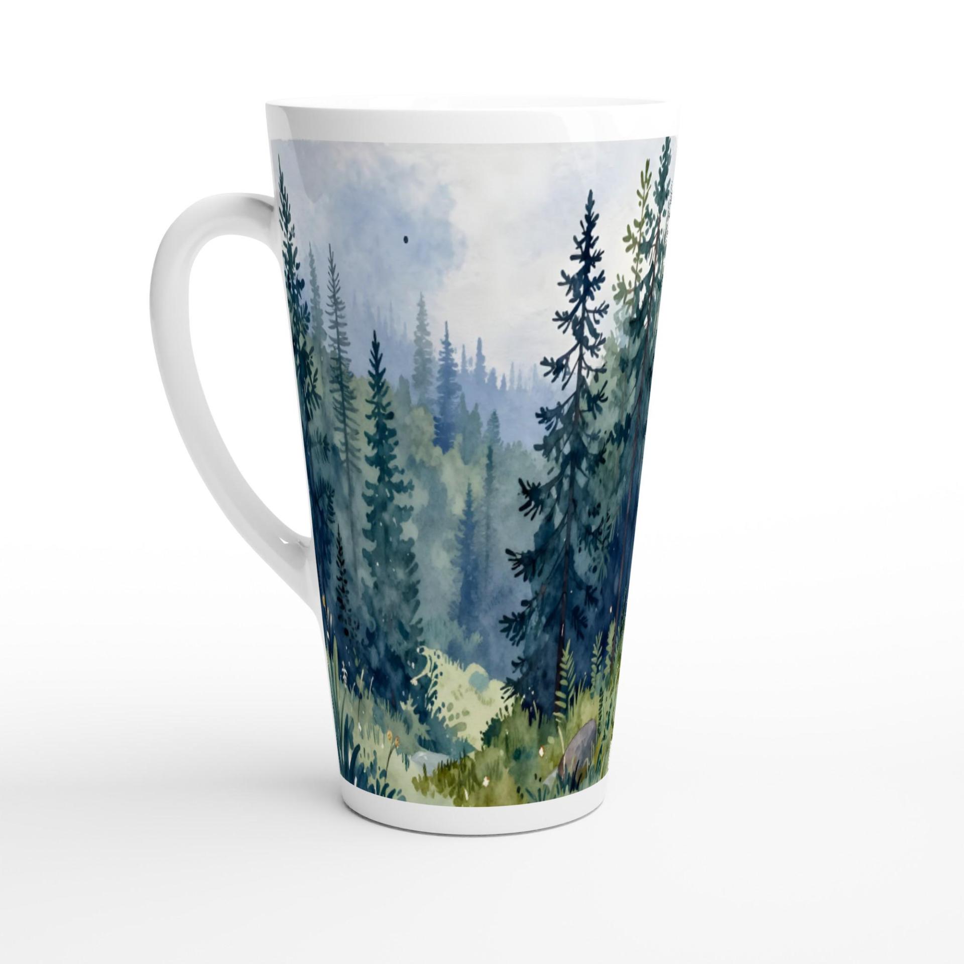 Latte 17oz Ceramic Mug - Coffee or Tea Cup, Extra Tall