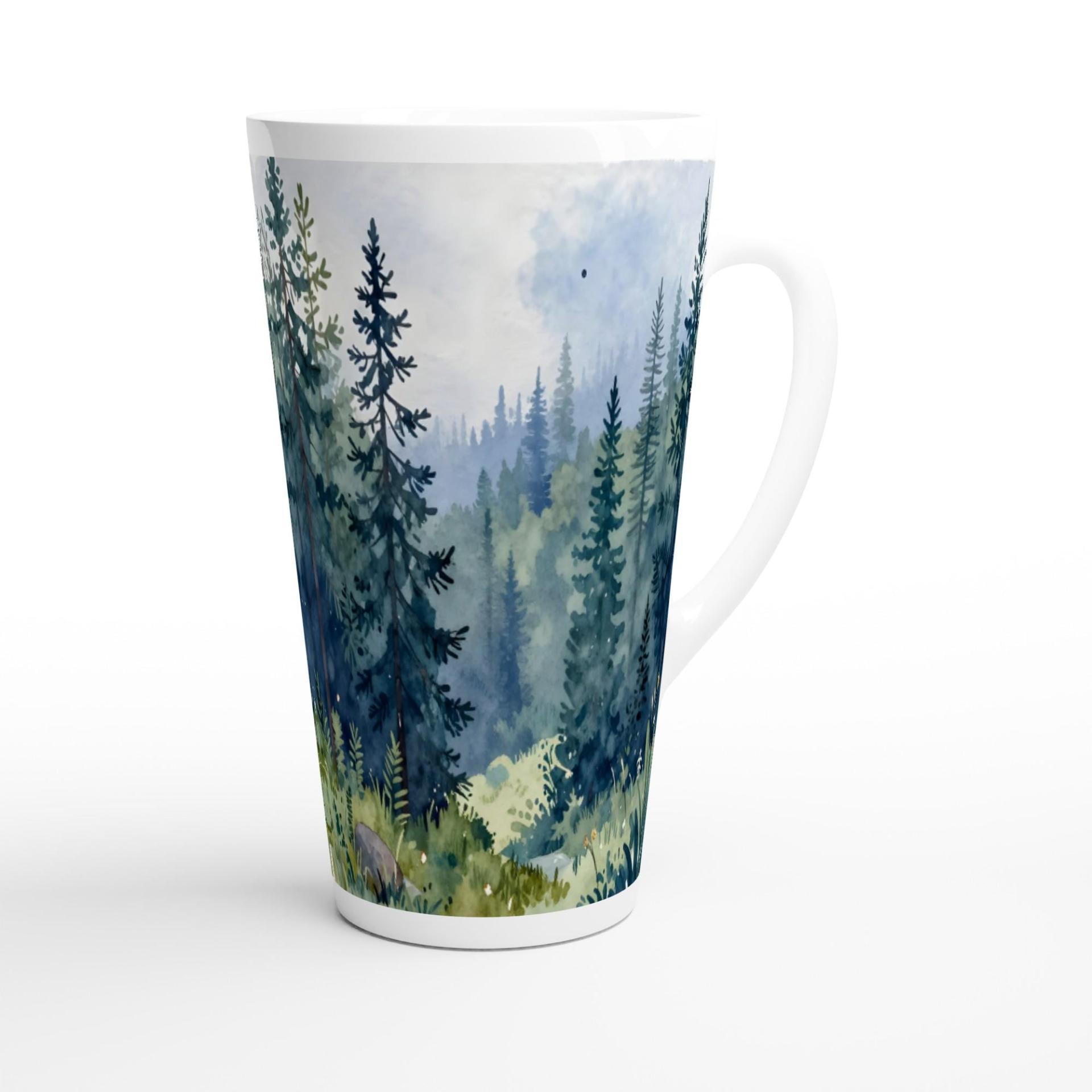 Latte 17oz Ceramic Mug - Coffee or Tea Cup, Extra Tall
