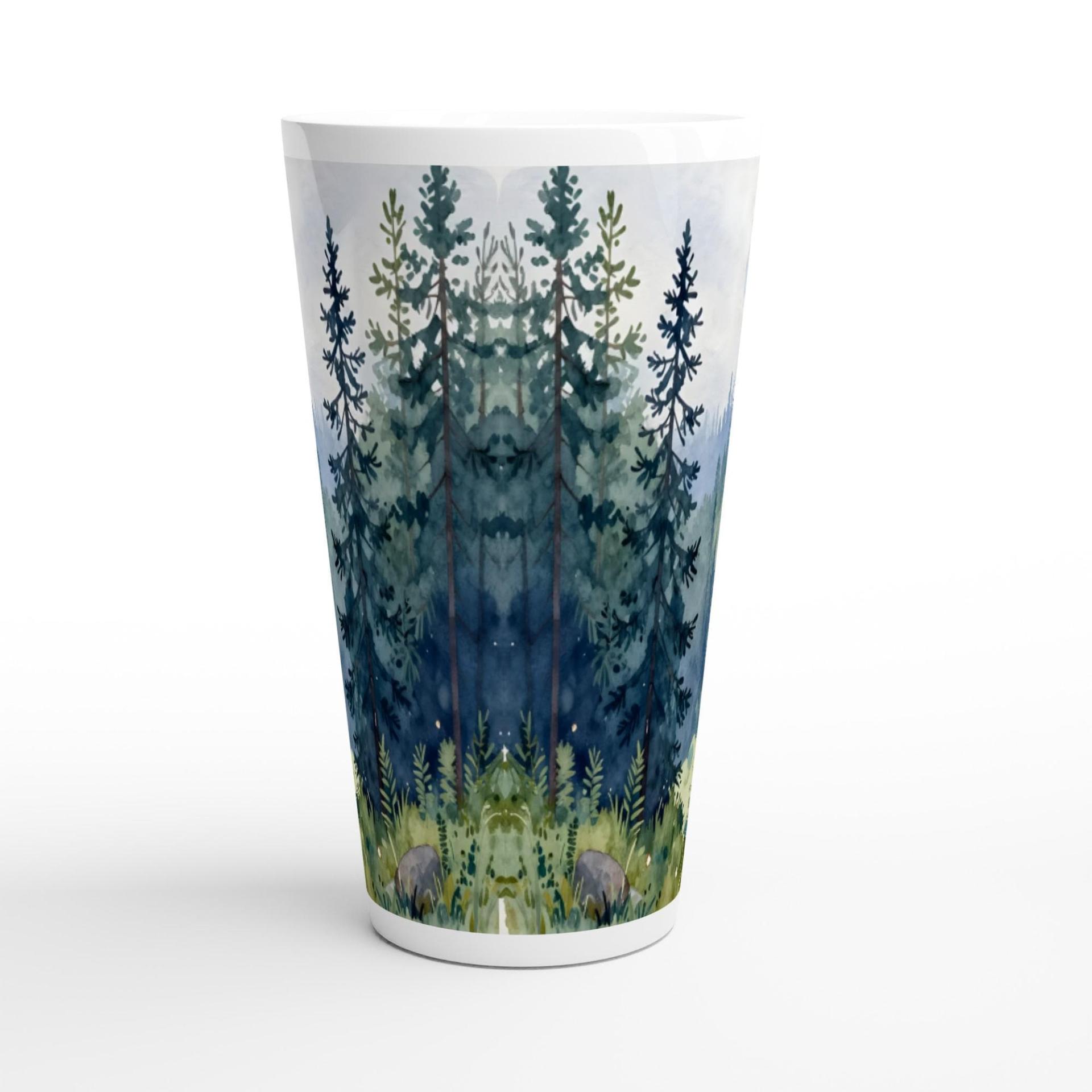 Latte 17oz Ceramic Mug - Coffee or Tea Cup, Extra Tall