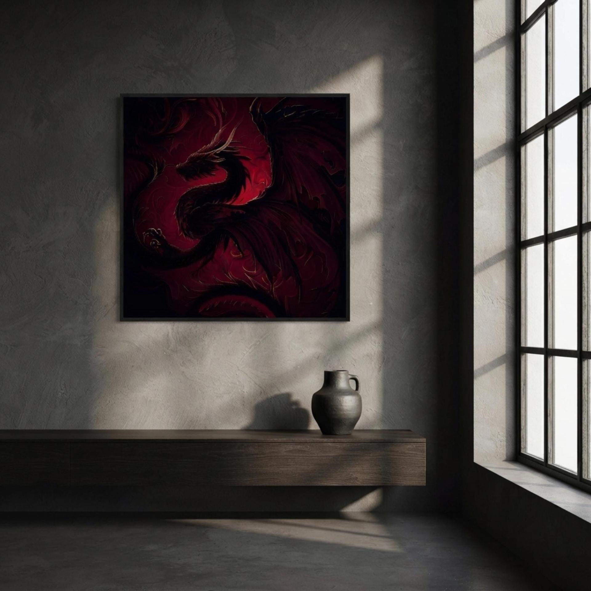 Dragon Print - Framed or Unframed - Original Art - Print on Paper