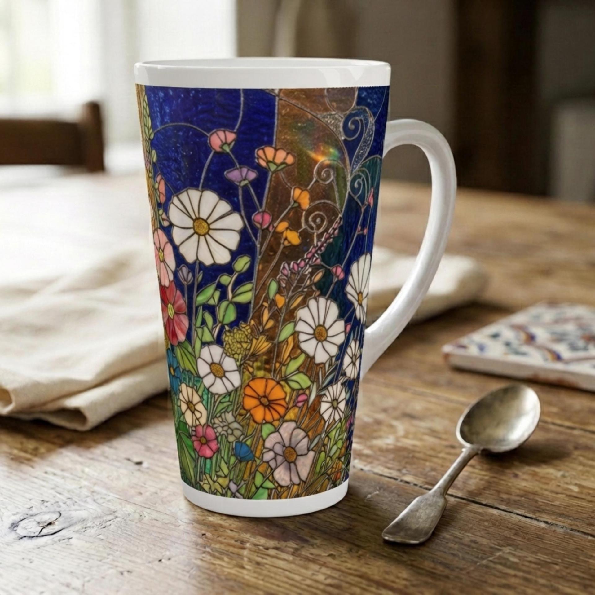 Latte 17oz Ceramic Mug - Coffee or Tea Cup, Extra Tall