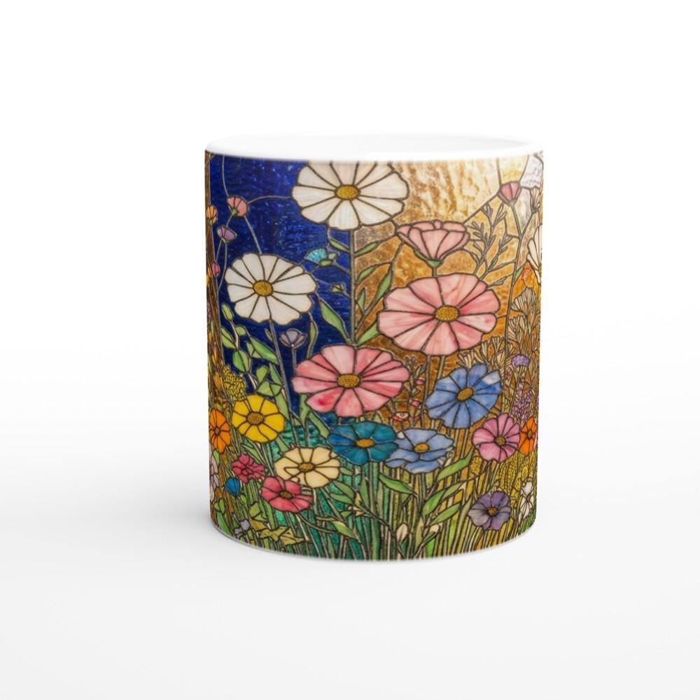 Floral Cups -  Large and Small Ceramic Mugs
