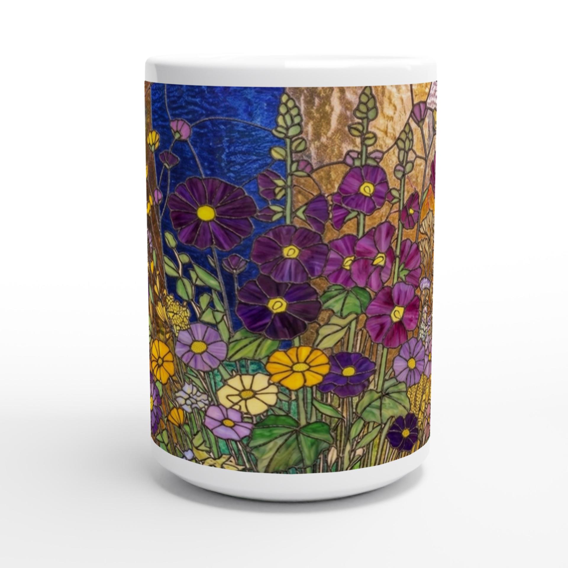 Floral Cups -  Large and Small Ceramic Mugs