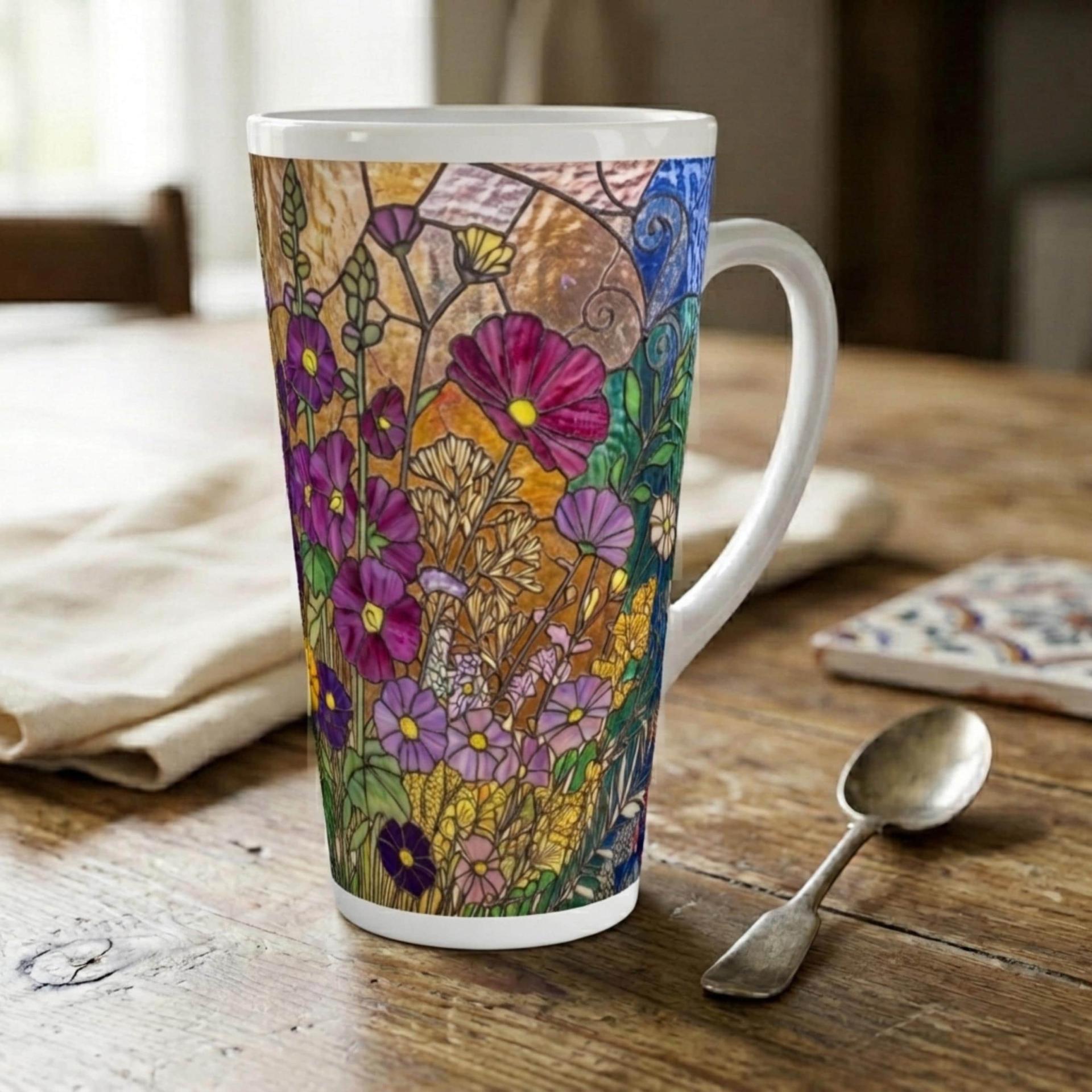 Latte 17oz Ceramic Mug - Coffee or Tea Cup, Extra Tall