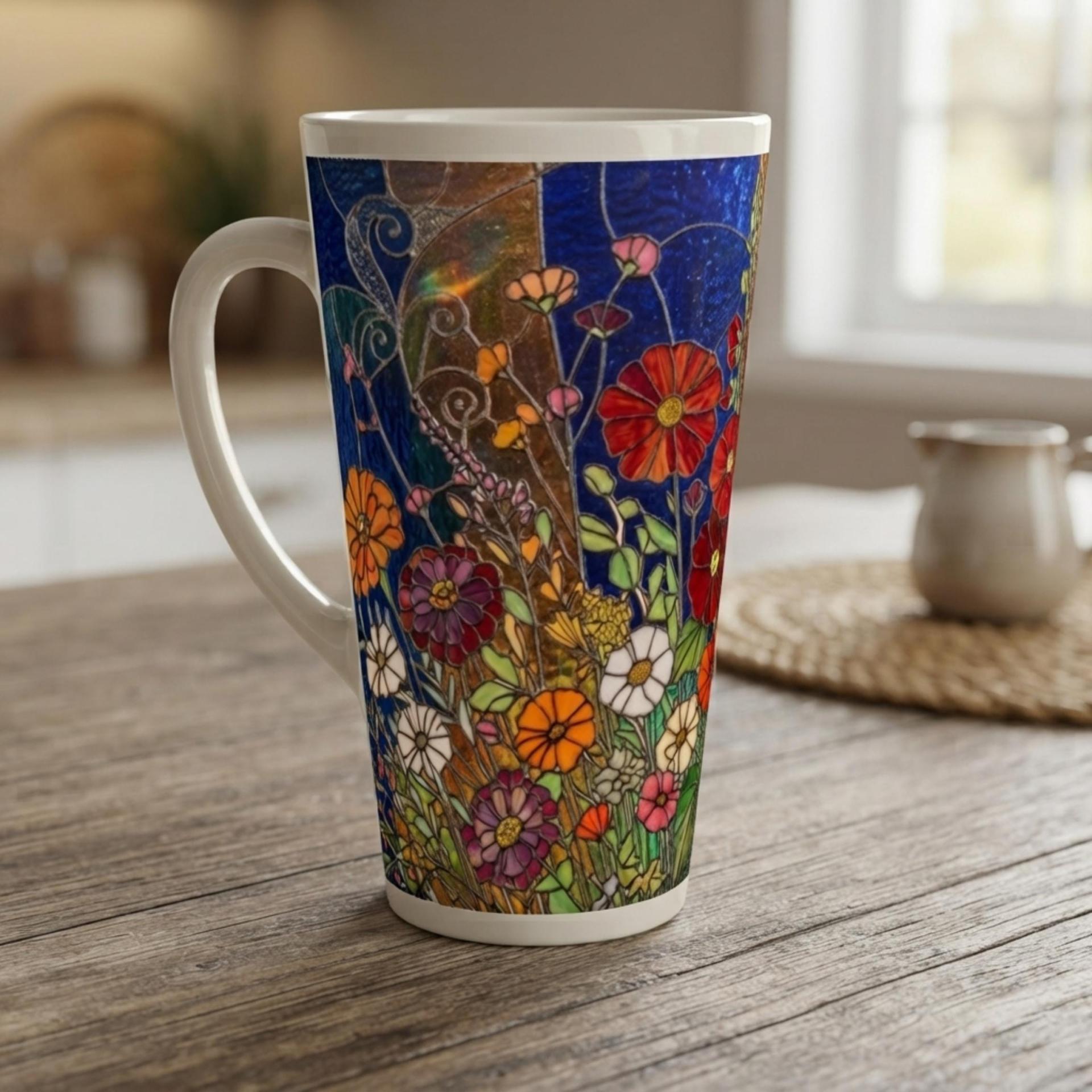 Latte 17oz Ceramic Mug - Coffee or Tea Cup, Extra Tall