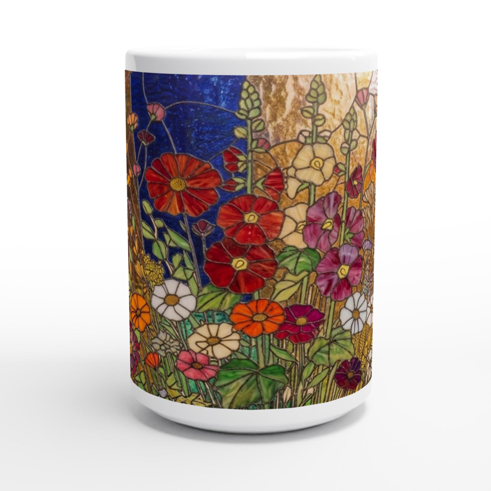Floral Cups -  Large and Small Ceramic Mugs