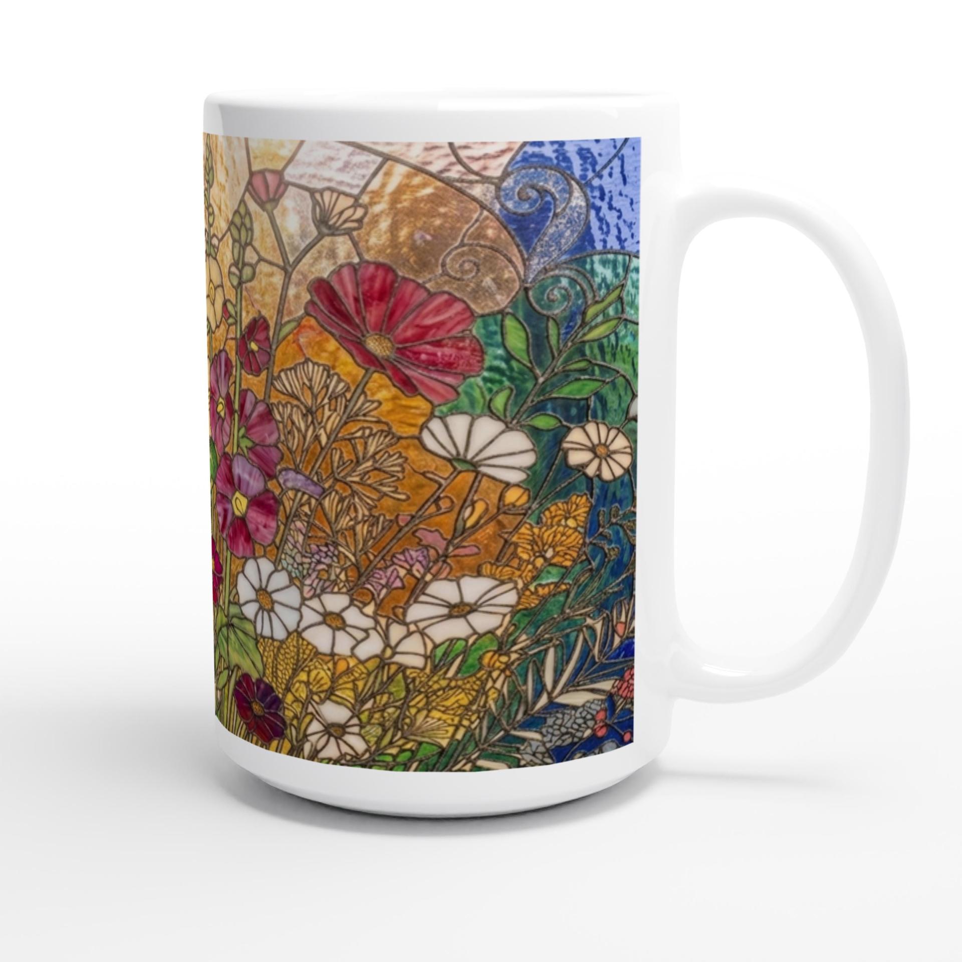 Floral Cups -  Large and Small Ceramic Mugs