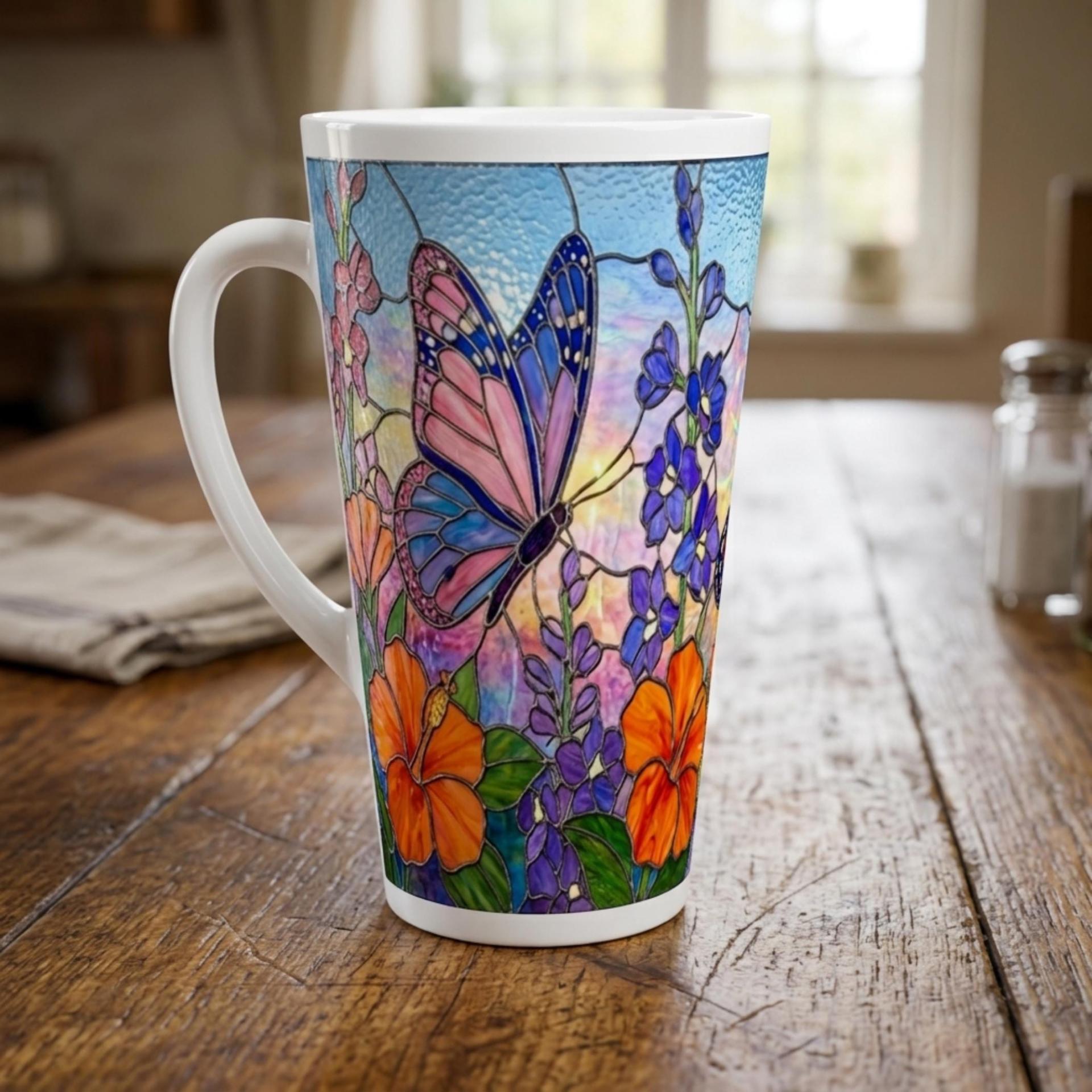 Latte 17oz Ceramic Mug - Coffee or Tea Cup, Extra Tall