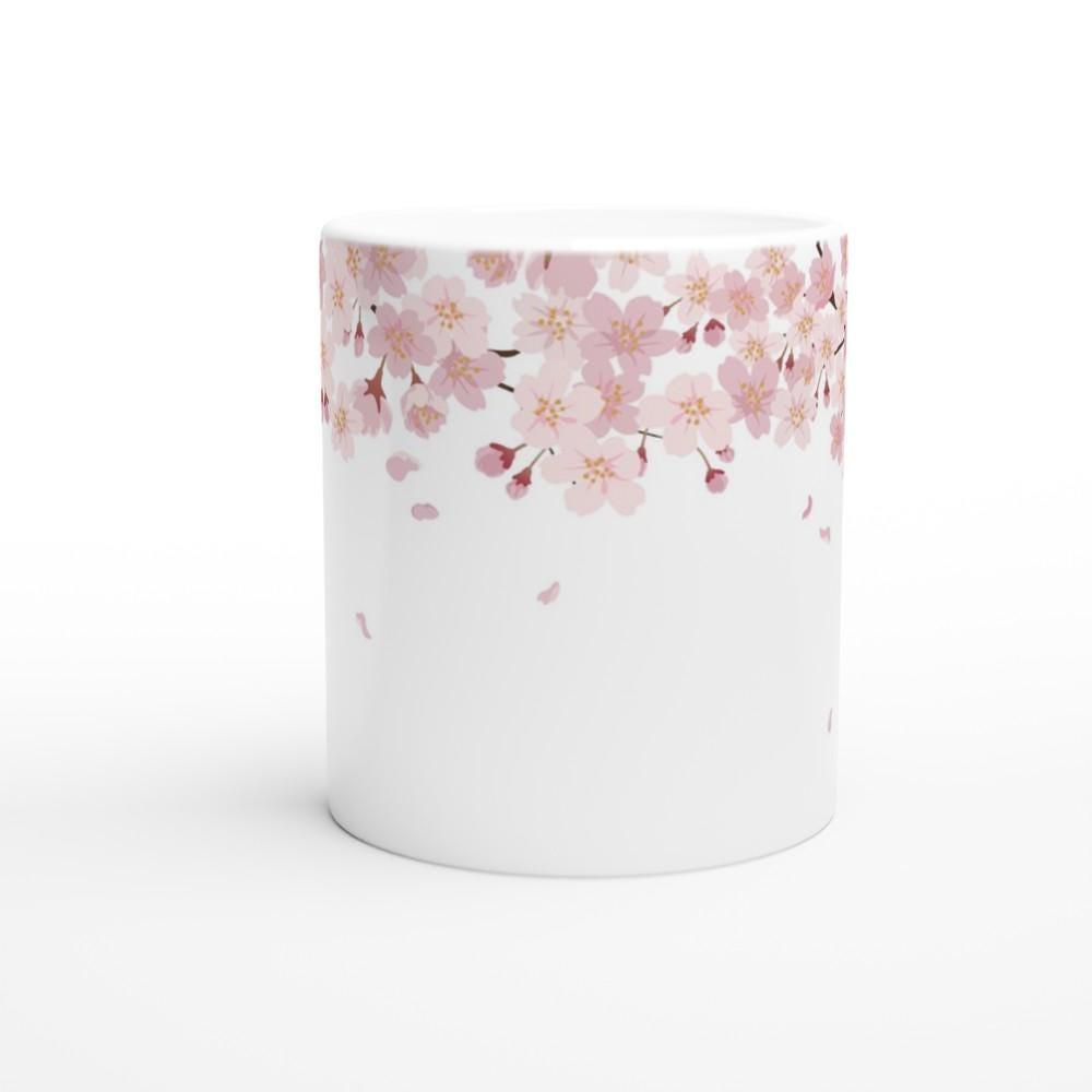 Floral Cups Set - Cherry Blossom, Large and Small Mug Set
