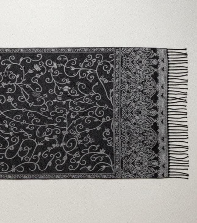Thick & Soft Pashmina Shawl and Scarf for Women, Jacquard Brocade, Blanket Shawl