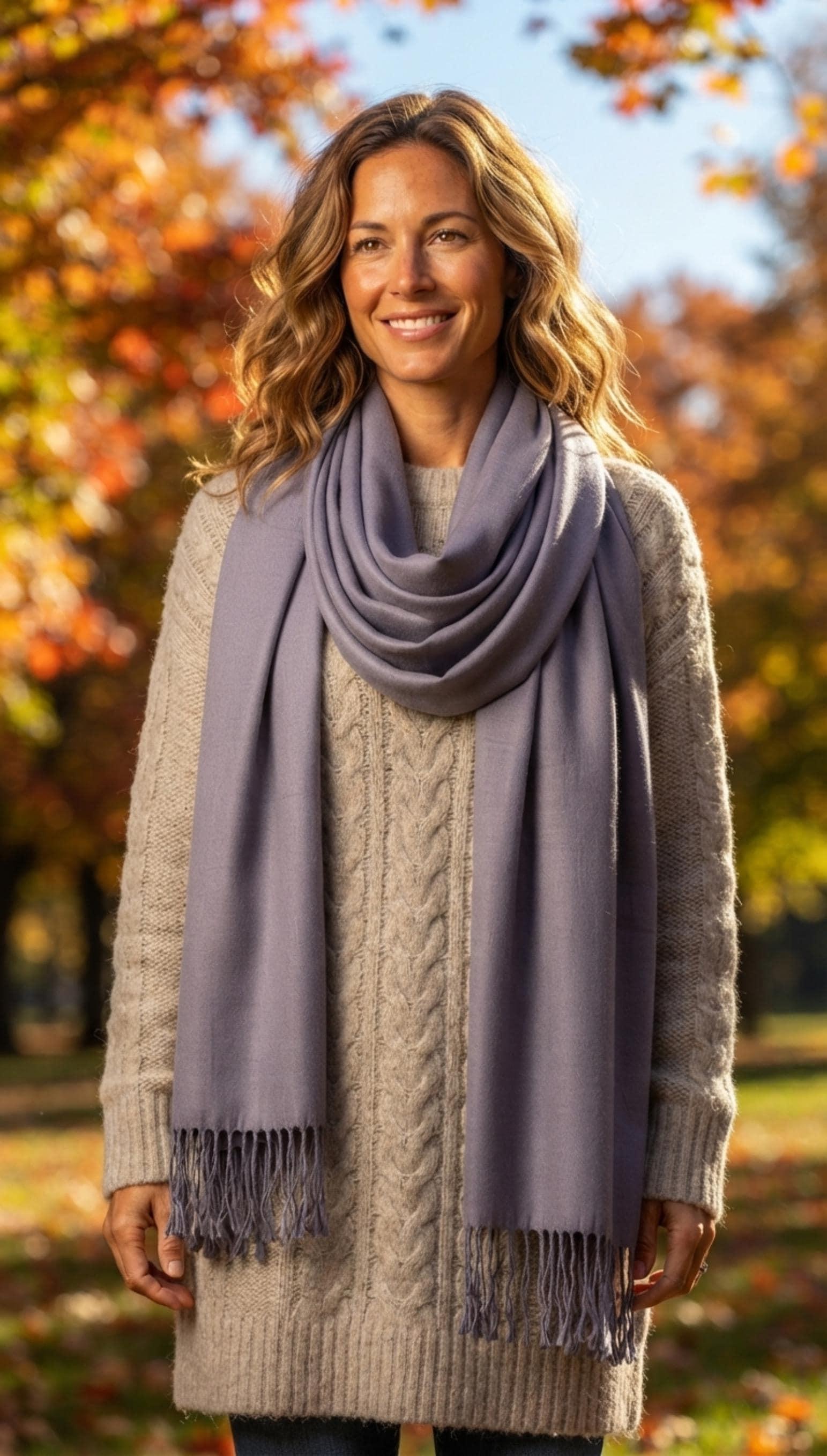 Rayon Pashmina, Blanket Shawl, Wide Scarf, Head Wrap