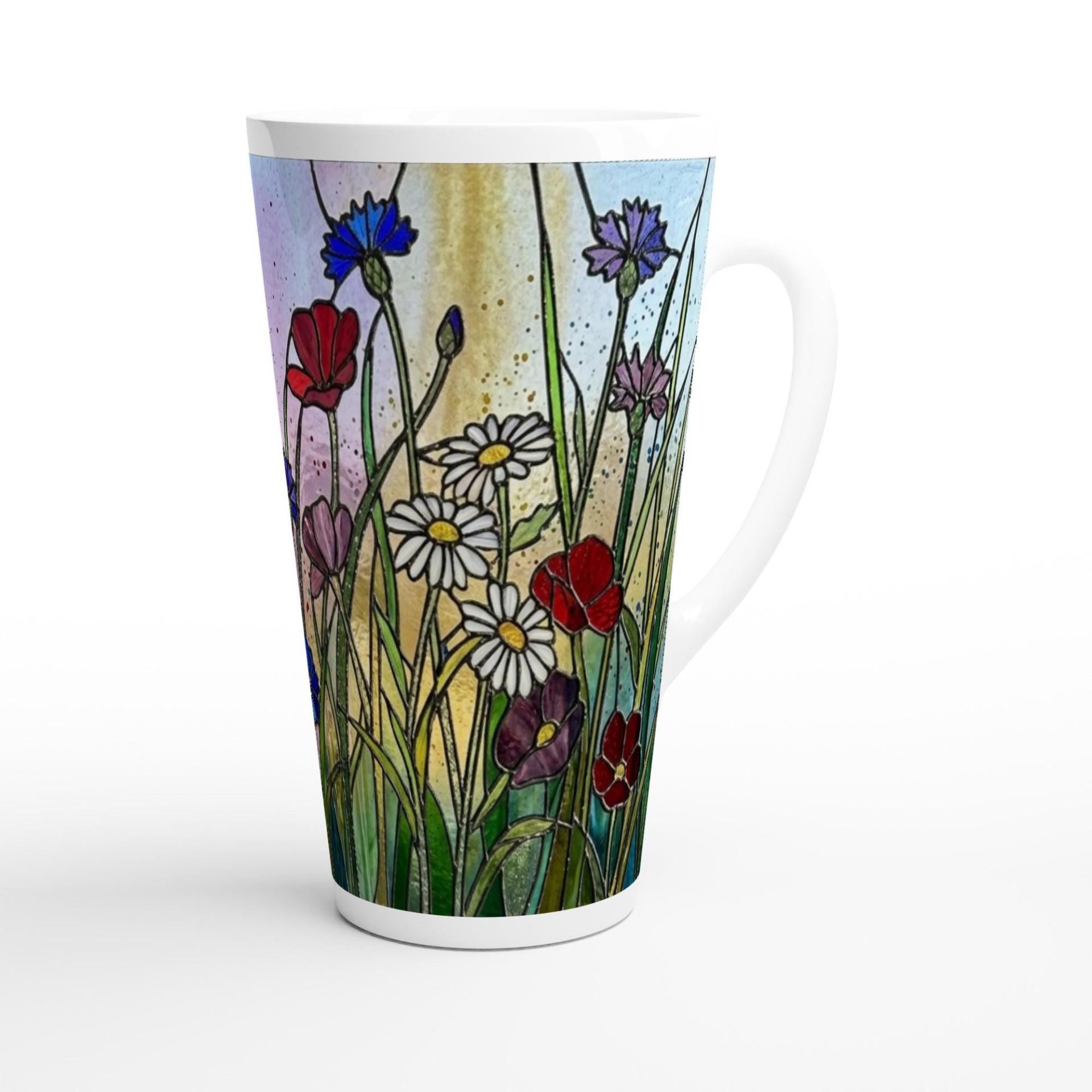 Latte 17oz Ceramic Mug - Coffee or Tea Cup, Extra Tall