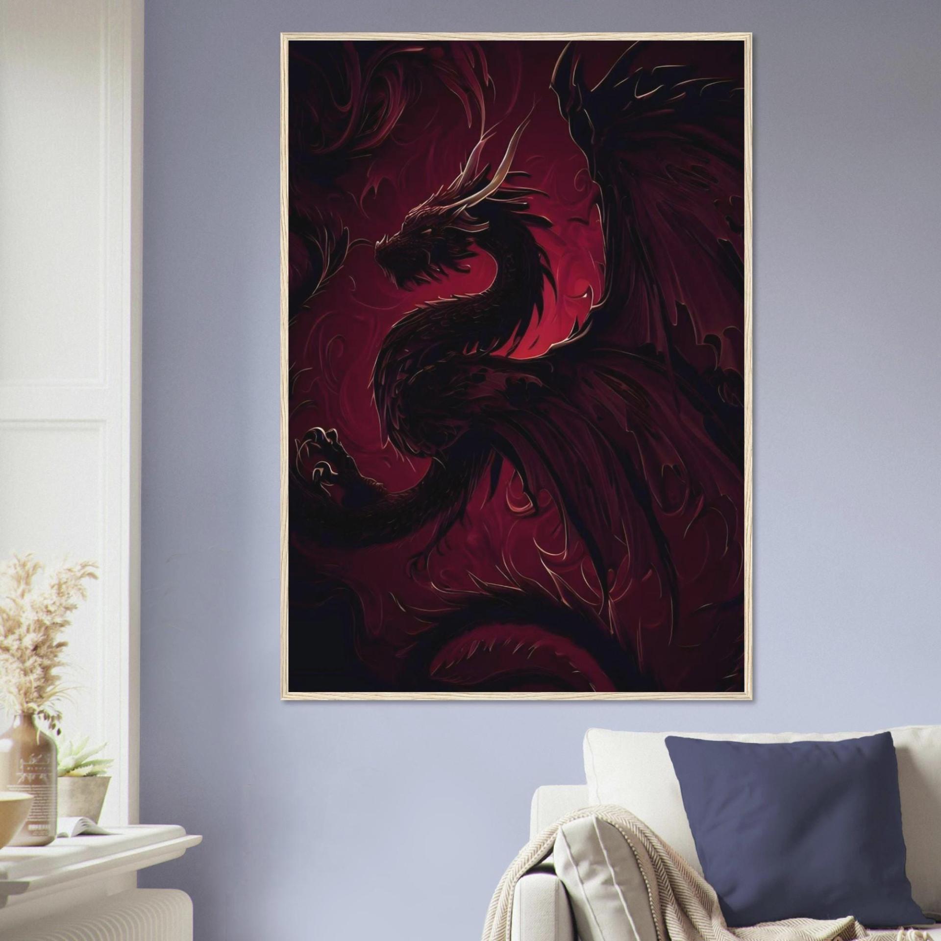 Dragon Print - Framed or Unframed - Original Art - Print on Paper