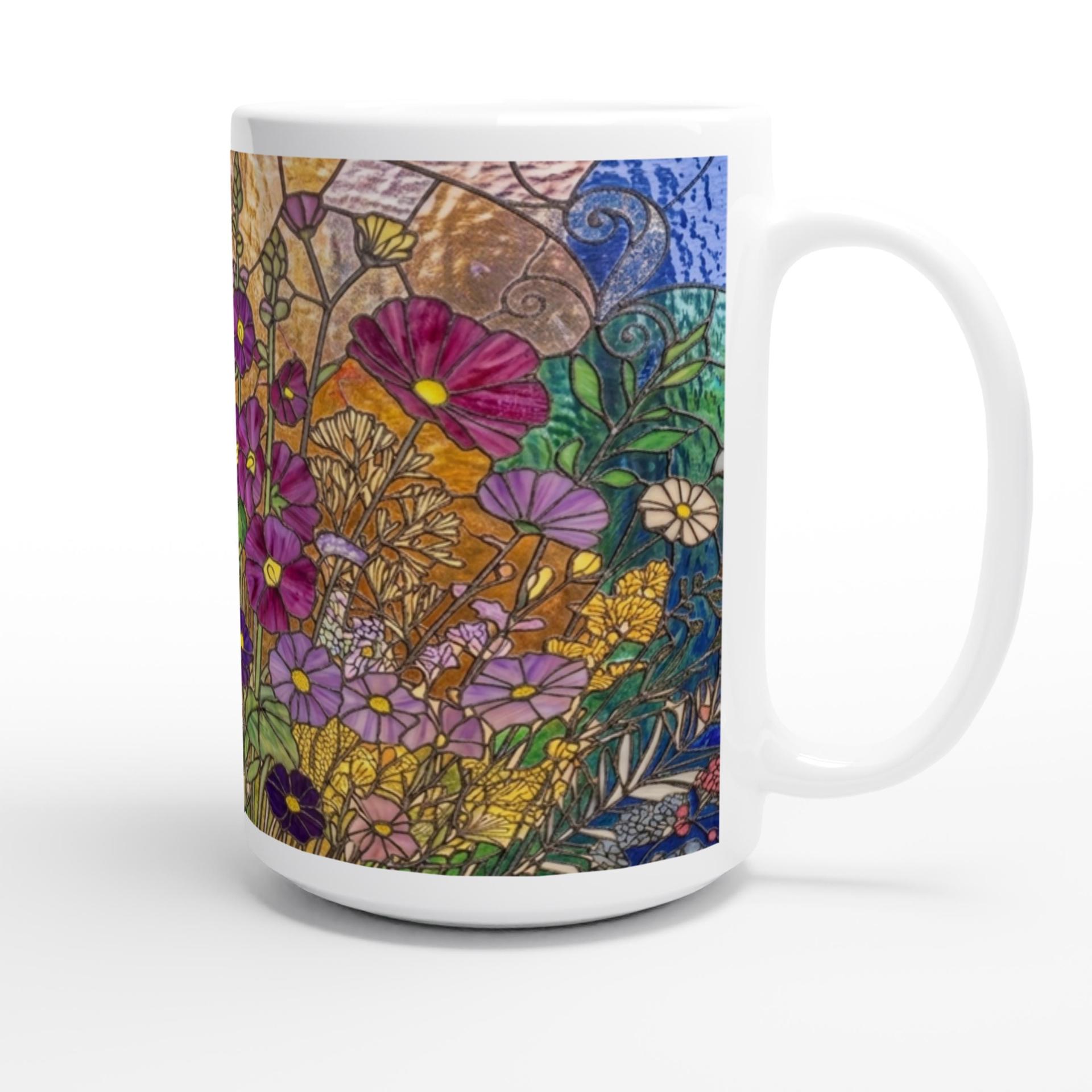 Floral Cups -  Large and Small Ceramic Mugs