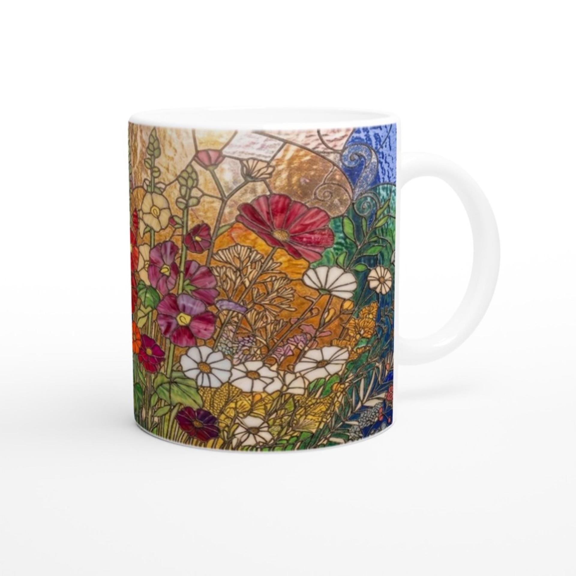 Floral Cups -  Large and Small Ceramic Mugs