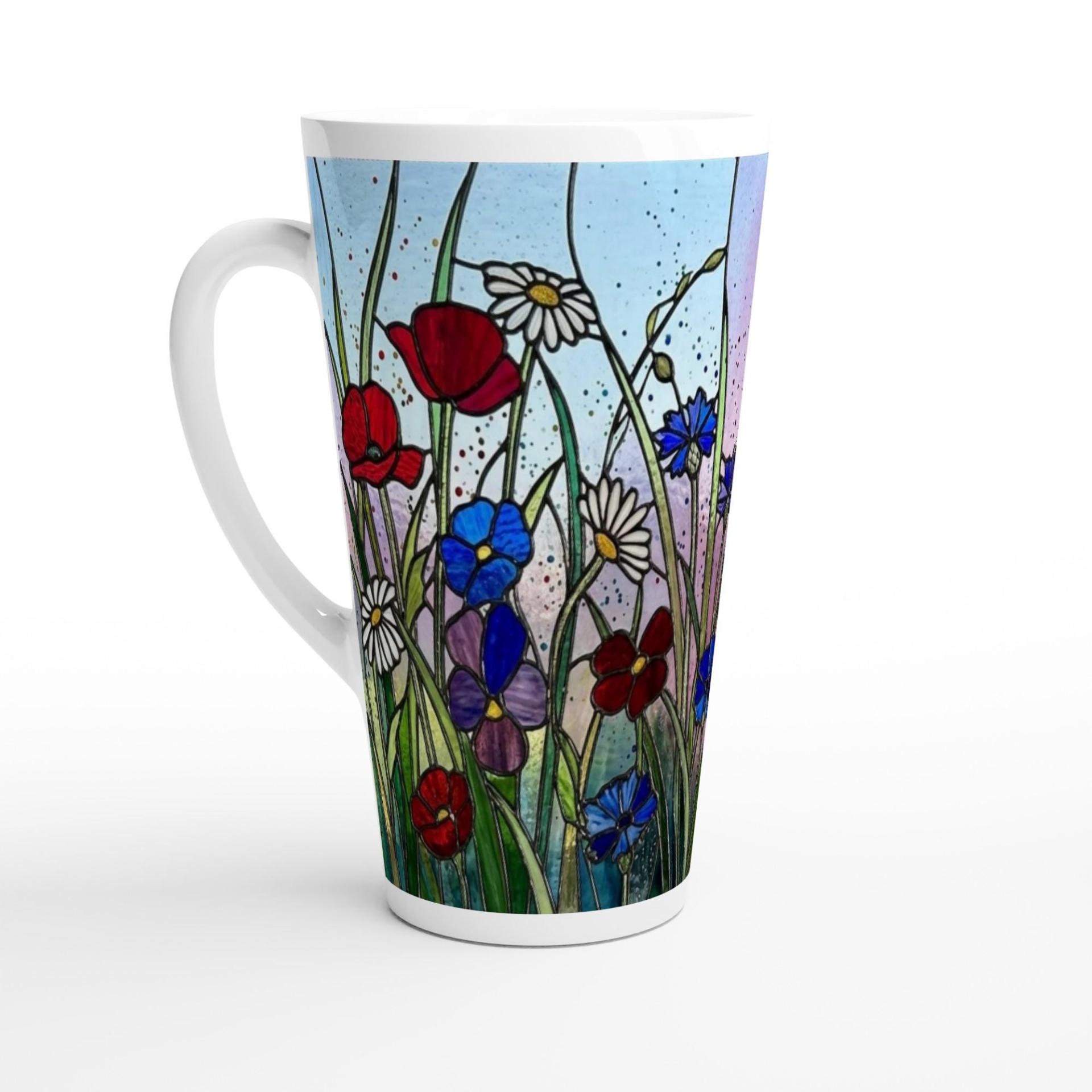 Latte 17oz Ceramic Mug - Coffee or Tea Cup, Extra Tall