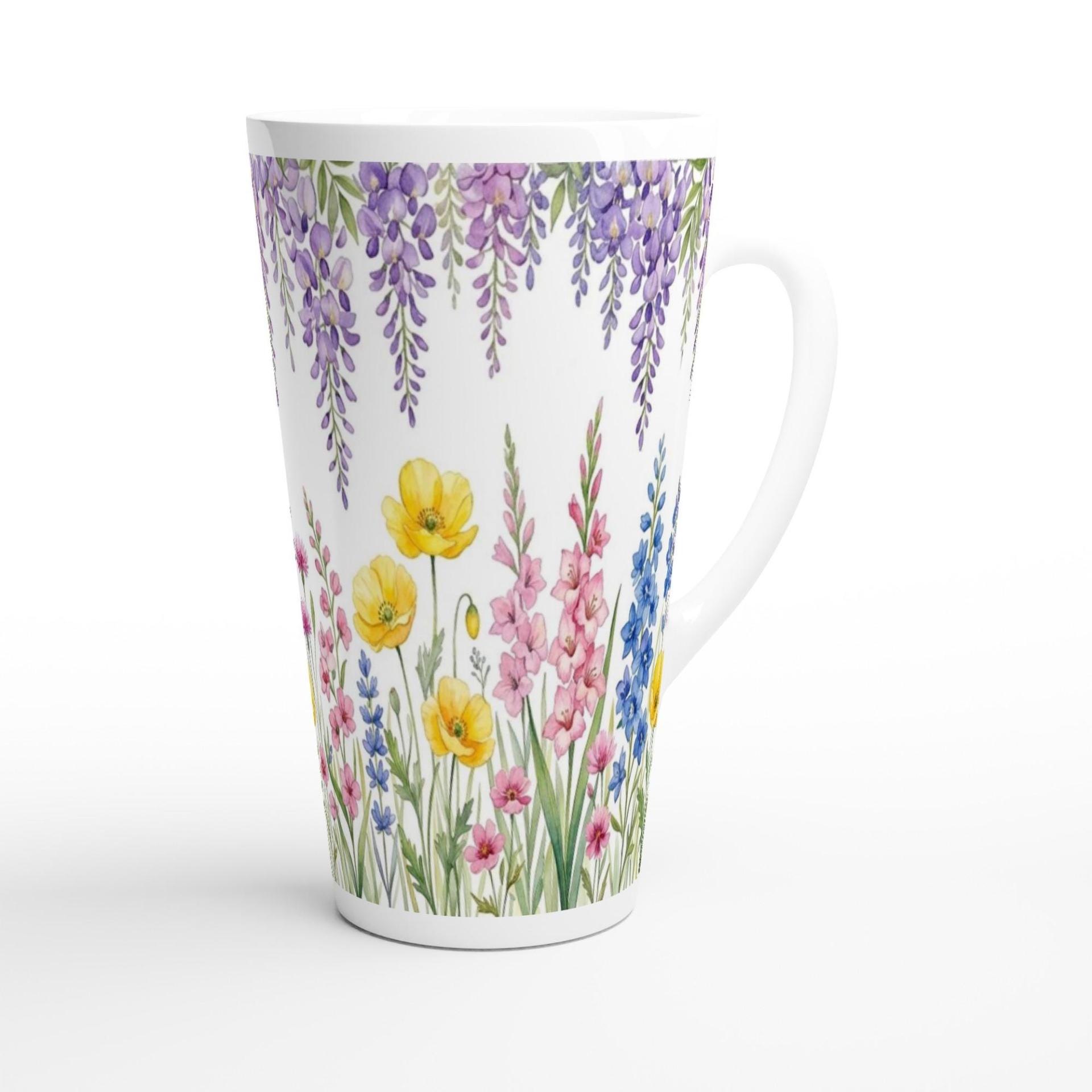 Latte 17oz Ceramic Mug - Coffee or Tea Cup, Extra Tall