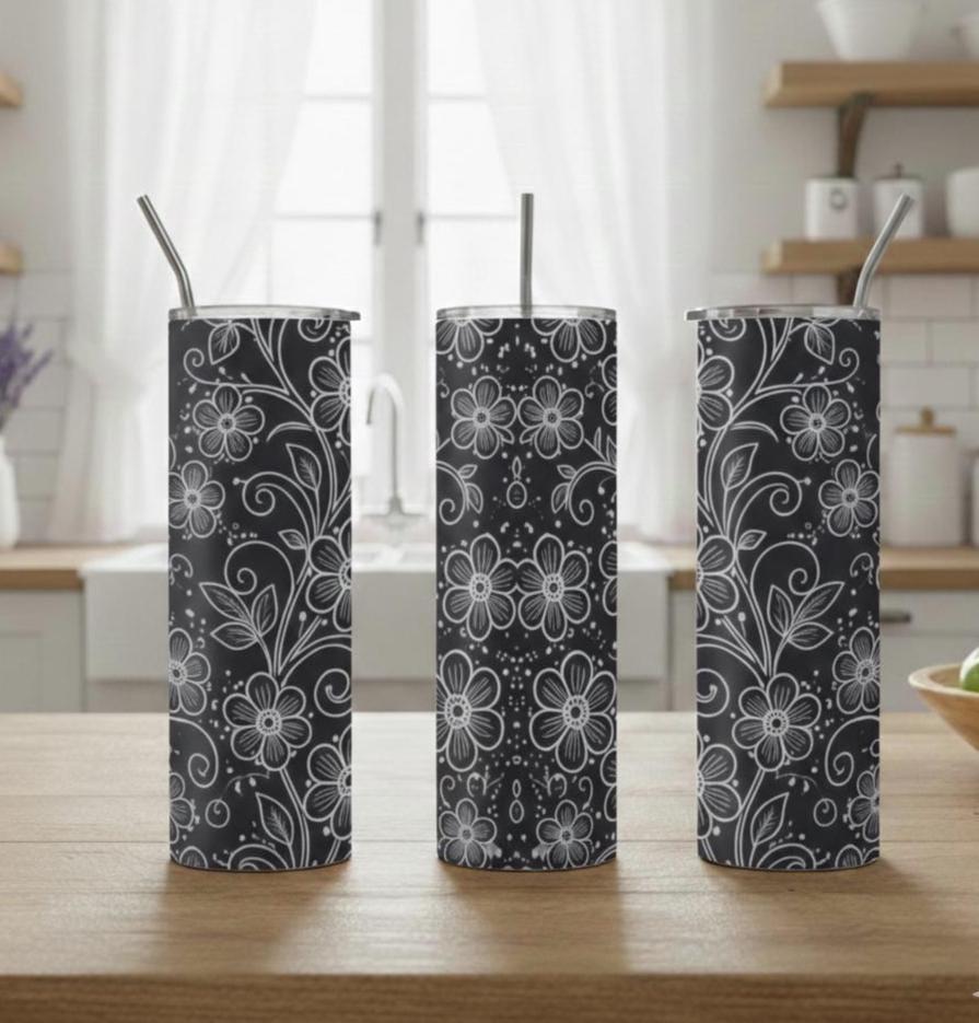 Skinny Tumbler, 20 oz Stainless Steel Insulated Travel Mug