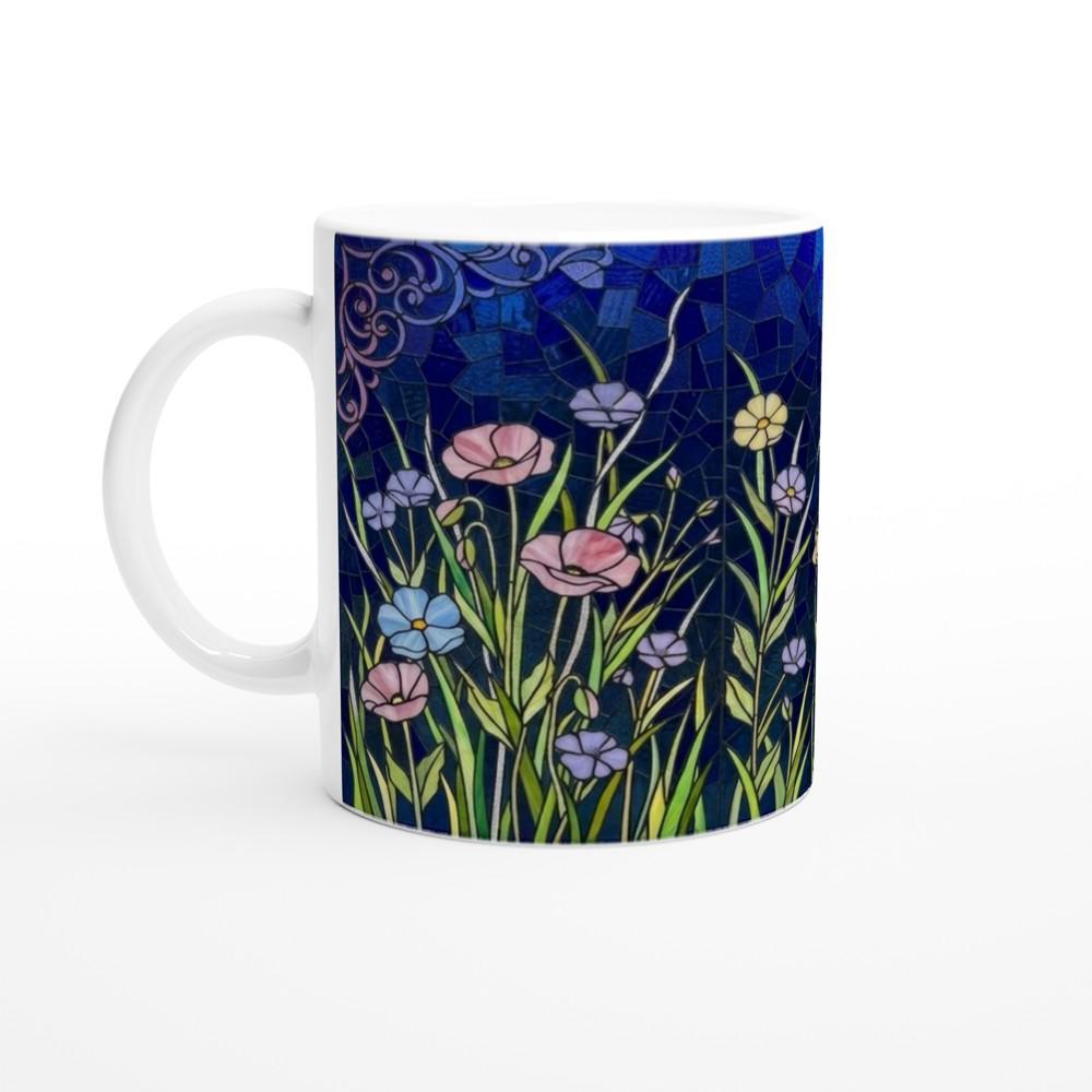 Floral Cups -  Large and Small Ceramic Mugs