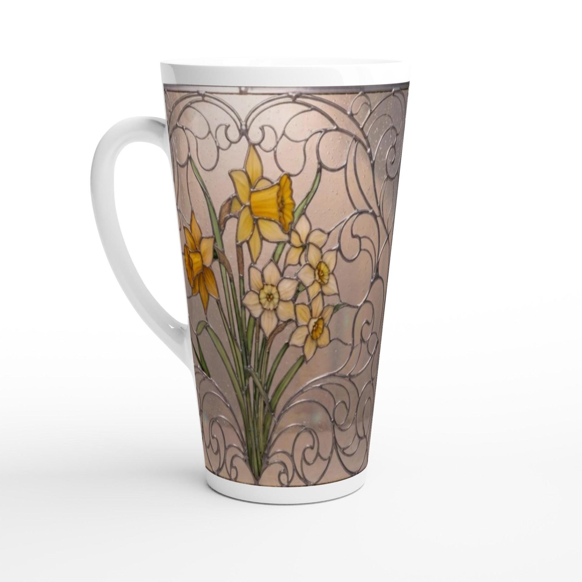 Latte 17oz Ceramic Mug - Coffee or Tea Cup, Extra Tall