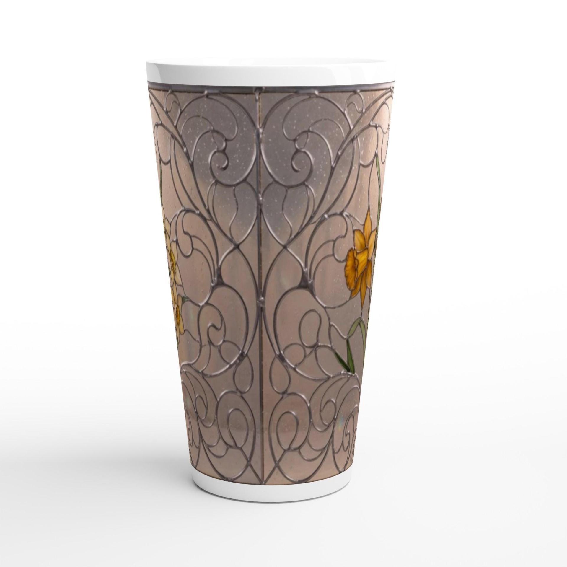 Latte 17oz Ceramic Mug - Coffee or Tea Cup, Extra Tall