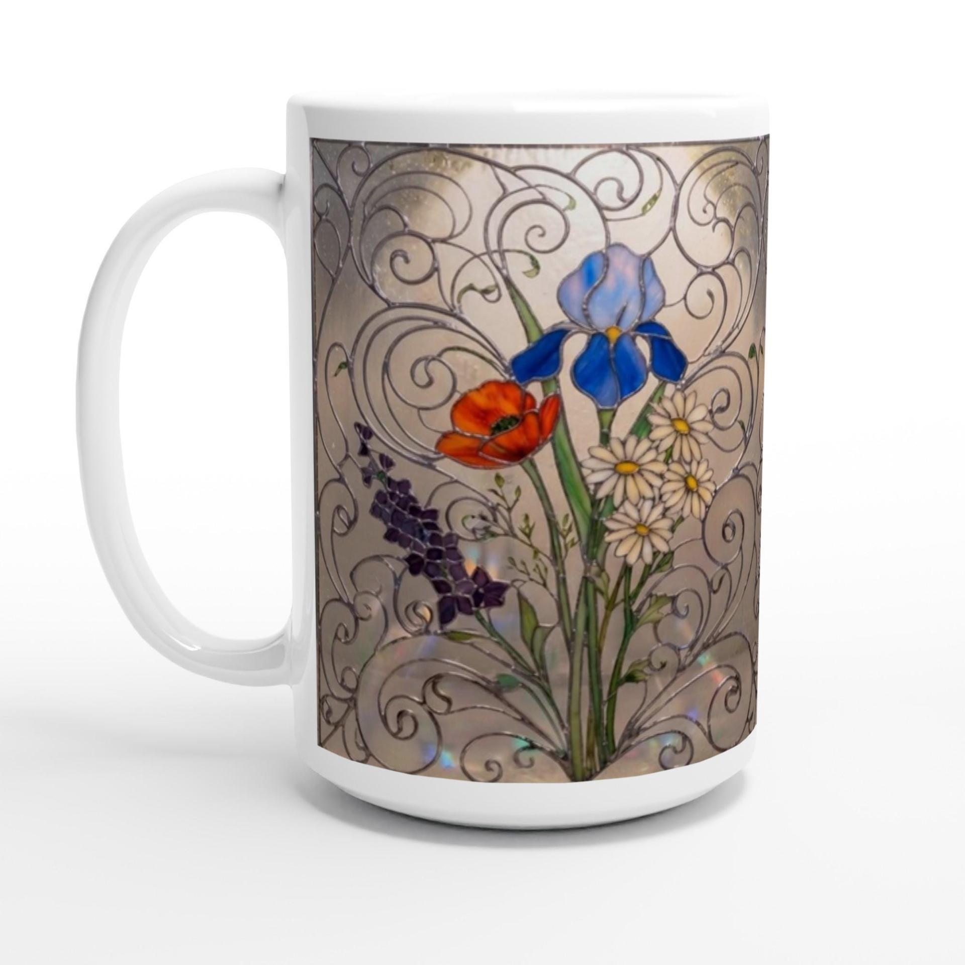Floral Cups -  Large and Small Ceramic Mugs