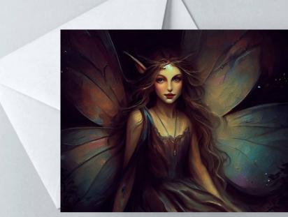 Set of 3 Designs, Fairy Greeting Cards, Bulk Pack of Cards