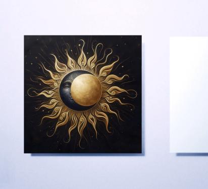 Sun and Moon - Greeting Cards