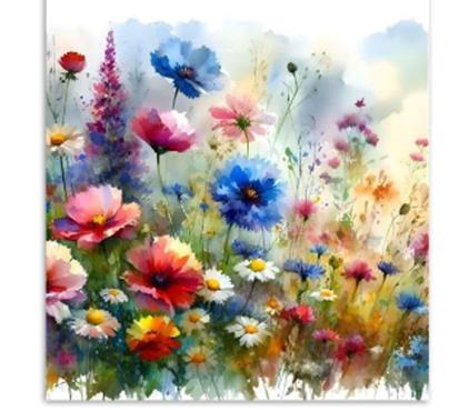 Wildflowers - Single Card or Bulk 10 Pack of Gift Cards