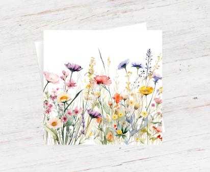 Wildflowers - Single Card or Bulk 10 Pack of Gift Cards