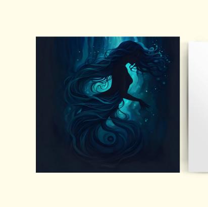 Mermaid Greeting Cards, Birthday, Invitations, Thank You Cards