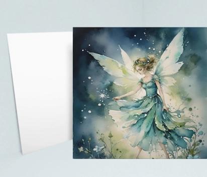 Fairy Greeting Cards, Set of 4 Designs, Bulk Pack of Cards