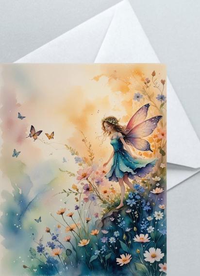 Fairy - Greeting Cards - Fae Note Cards, Single or Bulk Pack of 10