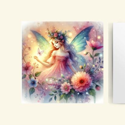Set of 3 Designs, Fairy Greeting Cards, Bulk Pack of Cards