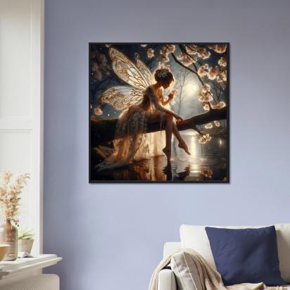 Fairy, Original Art Print, Framed or Unframed