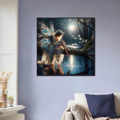 Fairy, Original Art Print, Framed or Unframed