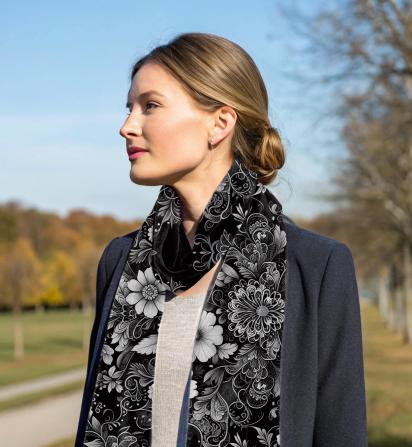 Velvet Scarf - Long Soft Scarf