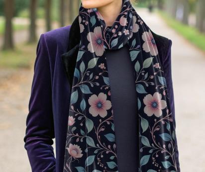 Velvet Scarf - Extra Soft Long Scarf